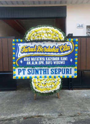 Papan Bunga Duka di Jempang